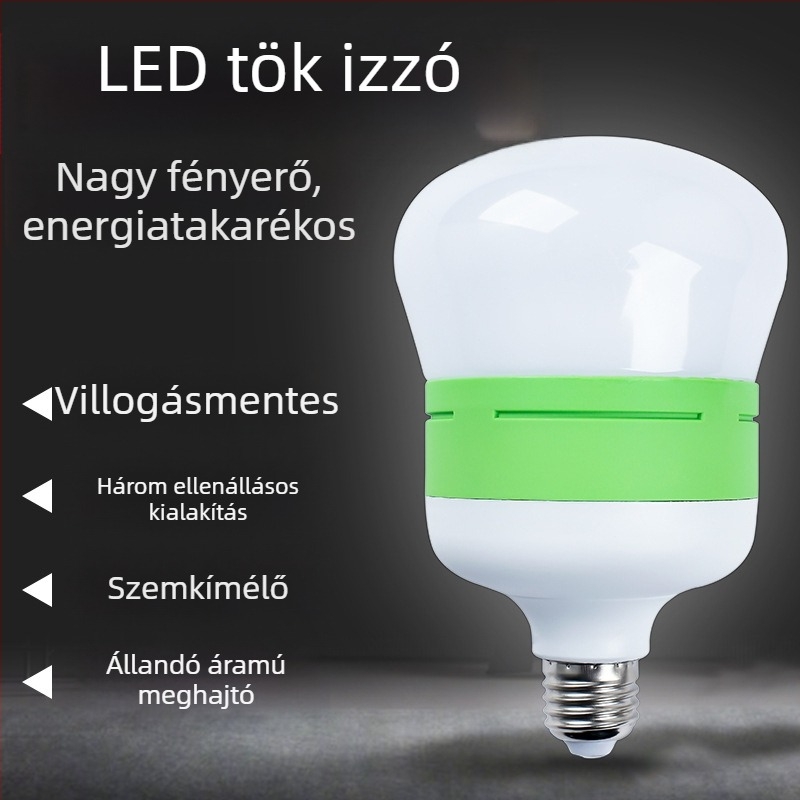 LED tök alakú izzó, E27 foglalat, háromvédelmes, kiváló minőségű energiatakarékos LED izzó