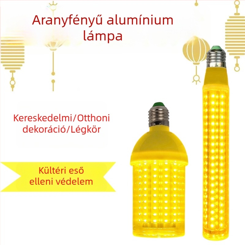 Kültéri vízálló LED lámpa kukoricaszerű dizájnnal, kert- és tájdecorációhoz