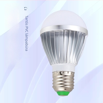 Alumínium testű LED gömblámpa, E27 foglalat, 3W-12W, IP44, 220V, élettartam 20000 óra