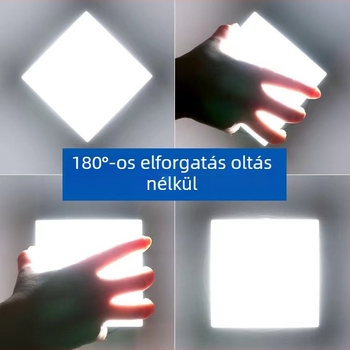 Energiatakarékos LED izzó nappaliba, E27 aljzat, négyzet alakú lámpa, szemvédő világítás