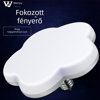 LED lámpa szilva virág formájú repülő tányér, nagy teljesítményű háromvédelmes LED-lámpa, beltéri világítás, alumínium ház, vízálló, állandó áram, szemvédő