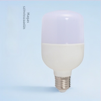 LED gömb lámpa E27, 3000 lm, 180° sugárzási szög, CRI 80–90, PF 0,6, IP55, nem dimmerelhető, méretek Ø100×180 mm, energiatakarékos, 2 év garancia, RT-QP03
