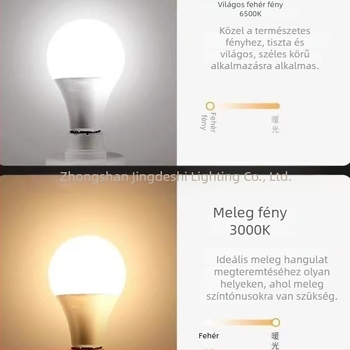 LED gömb alakú izzó E27 foglalattal, alacsony feszültségű, energiatakarékos, 12-85V, 15-20W, 360° sugárzás, 90 lm, IP66
