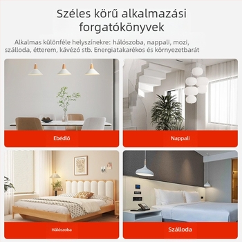 LED energiahatékony lámpa, A-típus, ultra világos, E27-es nagy menetes, otthoni használatra, szemvédő