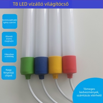 T8 LED vízálló fénycső hidegtároláshoz és fagyasztókhoz, 1,2 m, hűtővilágítás