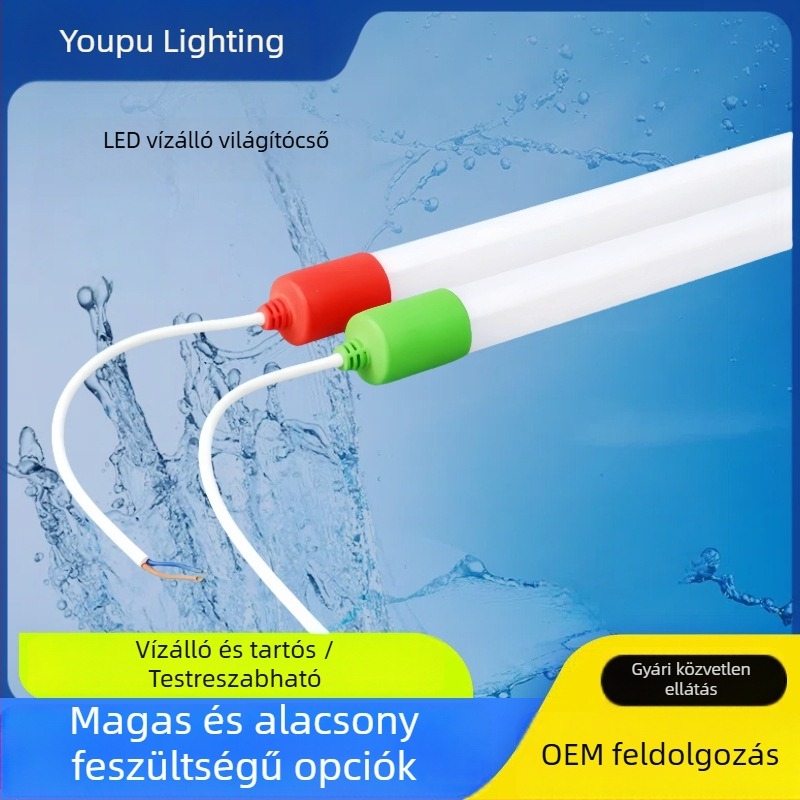 T8 LED vízálló fénycső hidegtároláshoz és fagyasztókhoz, 1,2 m, hűtővilágítás