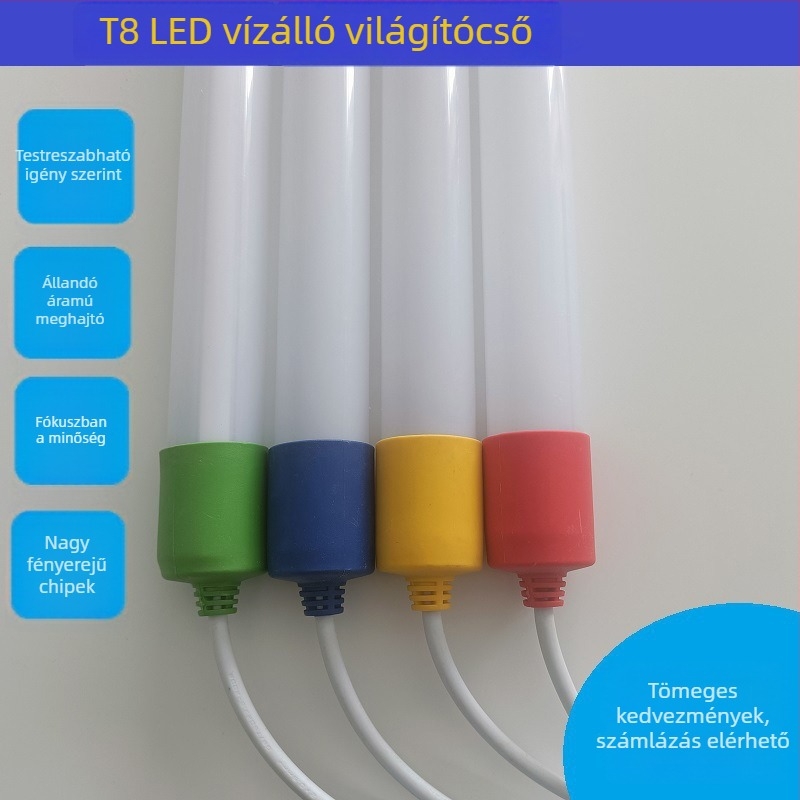 T8 LED vízálló fénycső hidegtároláshoz és fagyasztókhoz, 1,2 m, hűtővilágítás