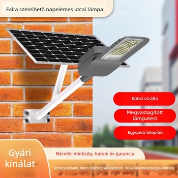 Napelettes LED-floodlámpa kültéri használatra, IP65 vízálló, 60W, 3.2V, Modell 0160