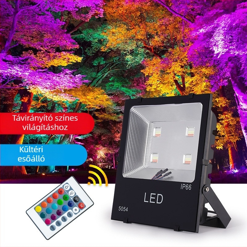 RGB színű kültéri floodlight fáknak és tájvilágításhoz, vízálló