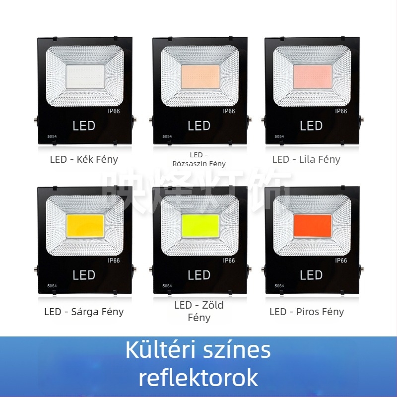 LED fa világítás, kültéri, vízálló, több színű kertvilágítás