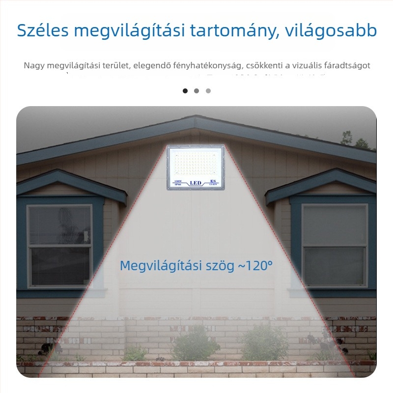 Alacsony feszültségű LED vetítőfény 12–85V AC/DC, tengeri kivitel, kültéri világítás, IP66