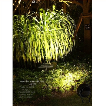 LED kerek vízálló kültéri fénypont, DMX512 színes tájvilágítás, 30 cm, IP65, 24V