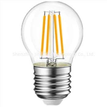 G45 LED alacsony feszültségű LED filament lámpa, E27-es foglalat, dimmelhető, 12V/24V/5V/3V, 360° sugárzás, 180–540 lm, CRI 80
