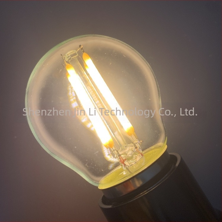G45 LED alacsony feszültségű LED filament lámpa, E27-es foglalat, dimmelhető, 12V/24V/5V/3V, 360° sugárzás, 180–540 lm, CRI 80