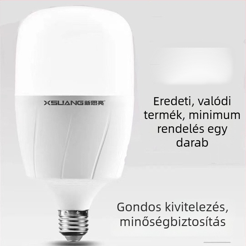 Xinsiliang Lighting LED lámpa, nagy fényerő, E27 foglalat, energiatakarékos, ultra‑fényes otthoni és kereskedelmi világításhoz
