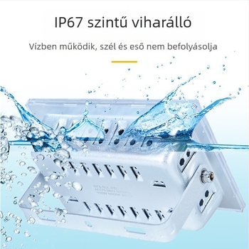 Kültéri LED reflektor, vízálló, alumínium ház, 50W, 270° fényáram, 500 lm