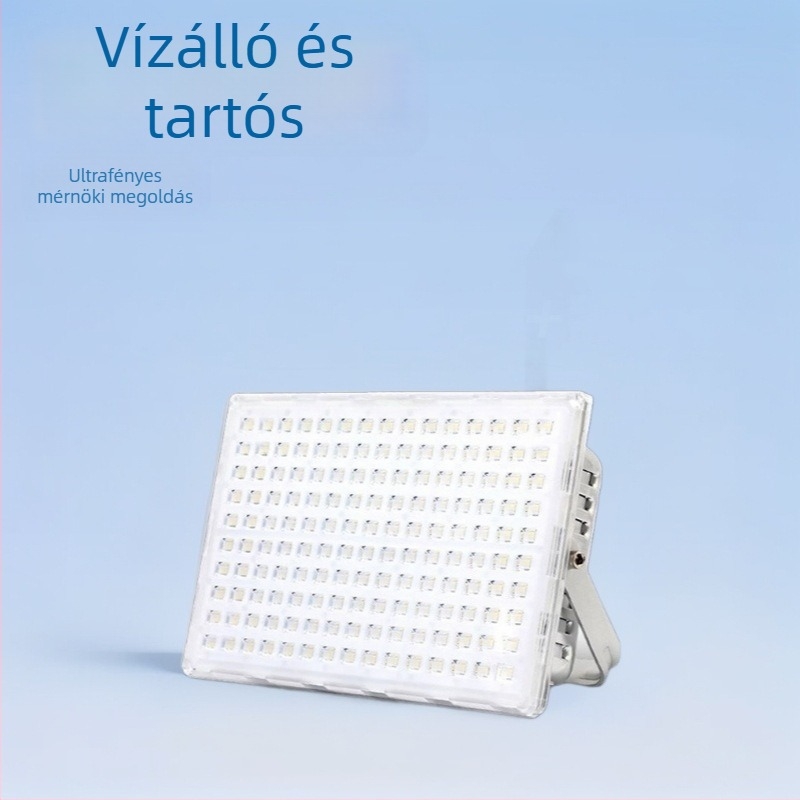 Kültéri LED reflektor, vízálló, alumínium ház, 50W, 270° fényáram, 500 lm