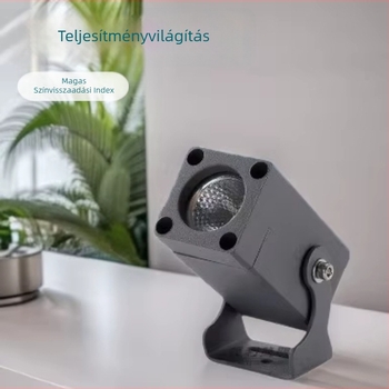 Napelemes kültéri tájvilágítás – LED-reflektor fákhoz és kerthez, vízálló talajra szerelhető lámpa