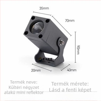 Napelemes kültéri tájvilágítás – LED-reflektor fákhoz és kerthez, vízálló talajra szerelhető lámpa