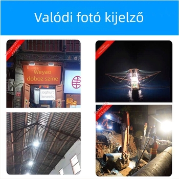 LED külső IP66-es reflektor, 50W–600W, gyárak, műhelyek és raktárak számára, 6500K fehér, alumínium ház