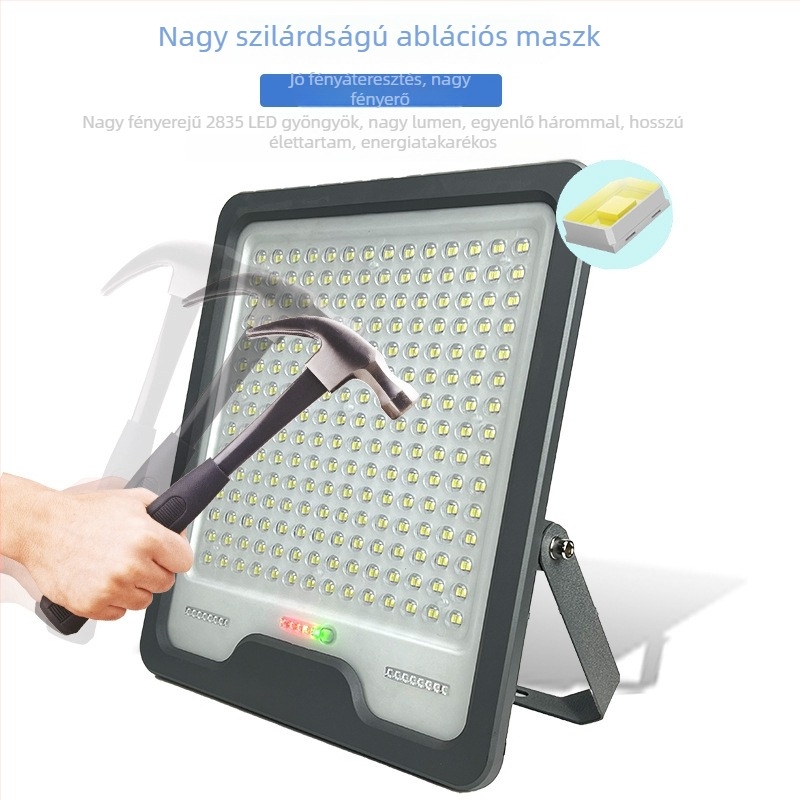 Napelemes LED falikar kerthez — beltéri és kültéri LED, nagy teljesítmény, vízálló, ultra fényes