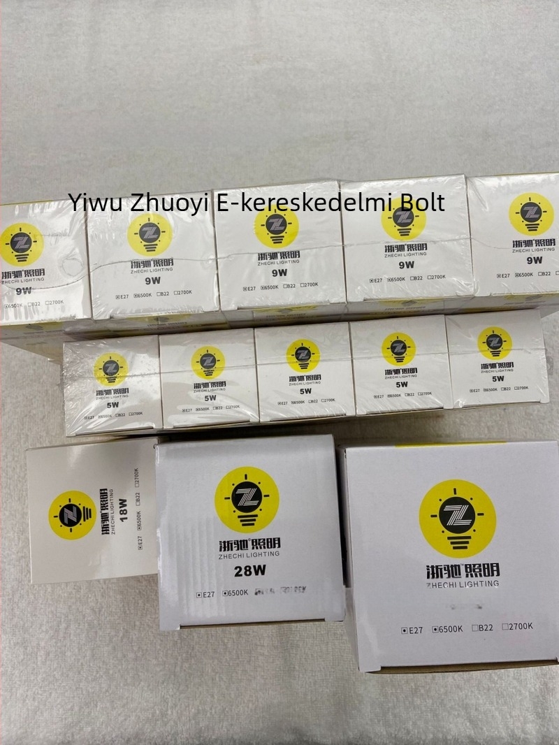 E27 LED izzó, meleg fehér és hideg fehér fény, sárga fény, energiatakarékos, spirál alakú