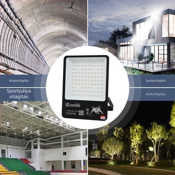 LED SMD reflektor, négyzet alakú, nagy teljesítményű kültéri vízálló reflektor 300W