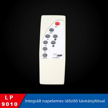 Integrált napelemes utcai lámpa 5054 LED-fényszóróval és integrált fényforrás panel