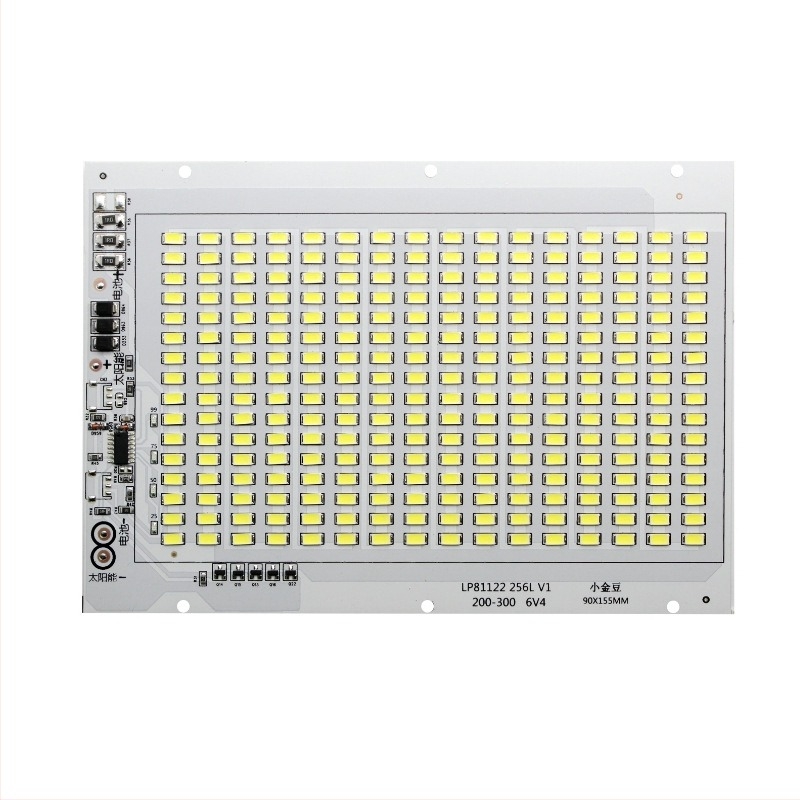 Integrált napelemes utcai lámpa 5054 LED-fényszóróval és integrált fényforrás panel