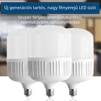 LED energiahatékony izzó, E27 csavaros foglalattal és B22 bajonett foglalattal, ultra-fényes, szemvédő, otthoni és kereskedelmi használatra