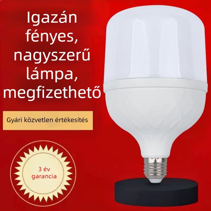 LED energiahatékony izzó, E27 csavaros foglalattal és B22 bajonett foglalattal, ultra-fényes, szemvédő, otthoni és kereskedelmi használatra