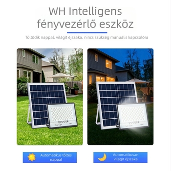 Napelemes csillagos ég effektusú falra szerelhető vetítőfény kerthez