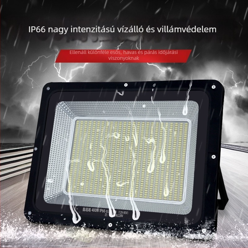 LED kültéri reflektor alacsony feszültségű 12V/24V/48V, vízálló, DC táplálás
