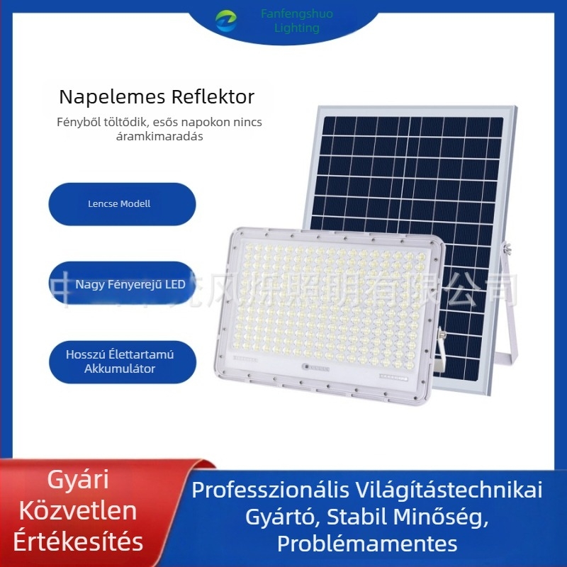 Apple-stílusú napelemes vetőlámpa lencsével, intelligens érzékelővel, IP65 vízálló kültéri kertlámpa