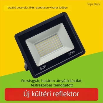 Kültéri LED reflektor IP66, alumínium ház, 1000W, 120° fényszög, plakátokhoz és kültéri terekhez