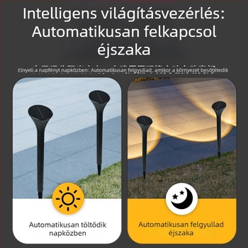 Napelemes kert- és udvari lámpák – dekoratív ösvény- és tájvilágítás koncentrált fényforrással