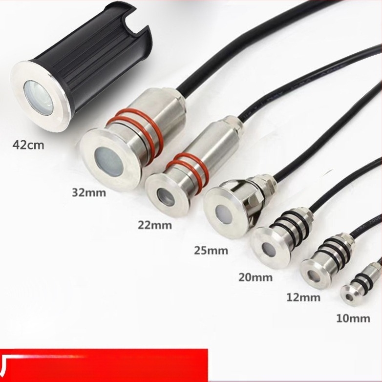 Csillag alakú földalatti LED világítás lélegző effektussal, kültéri spotlámpa, 12V, víz alatti fény, mini padlófény, lépcsőfény
