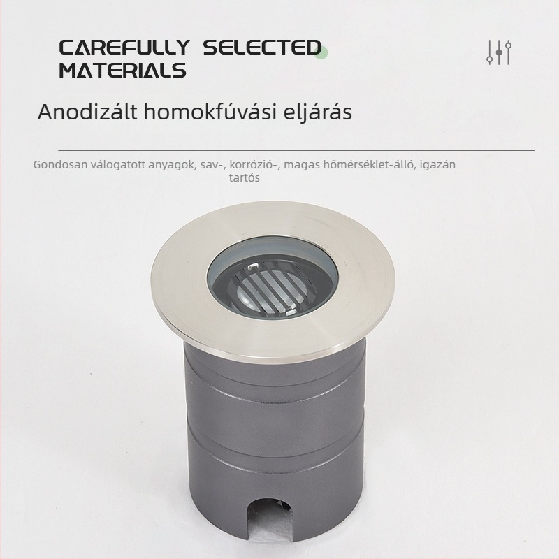 LED beépített kültéri lépcsőfény, vízálló, medence, kert és gyep világításra
