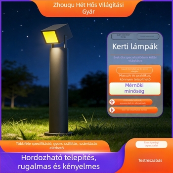 Kültéri, vízálló LED gyeplámpa otthoni használatra