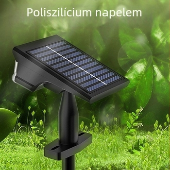 Napelemes kültéri vízálló LED kertvilágítás fákhoz és tájvilághoz
