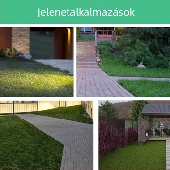 Kültéri napelemes föld alatti lámpa kerthez – LED, vízálló, színes gyepvilágítás