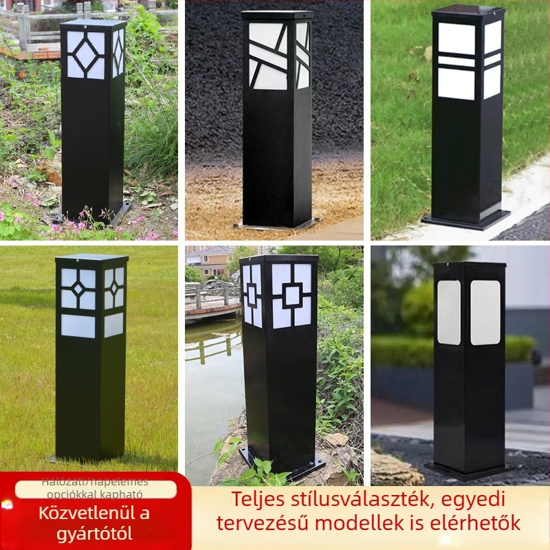 Kültéri kör alakú LED gyeplámpa, vízálló akril gyepvilágítás folyosókhoz és udvarhoz
