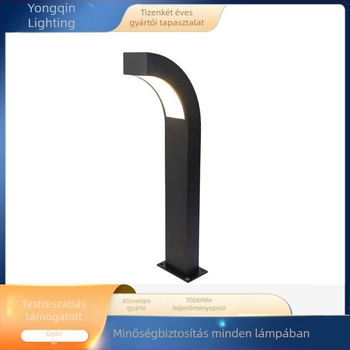 Kültéri alumínium gyeplámpa modern_udvar- és kertivilágításhoz, 10W, testre szabott nem szabványos dizájn