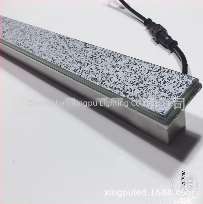 12W LED beépíthető fénycsík műmárványhatással, 5×10 cm