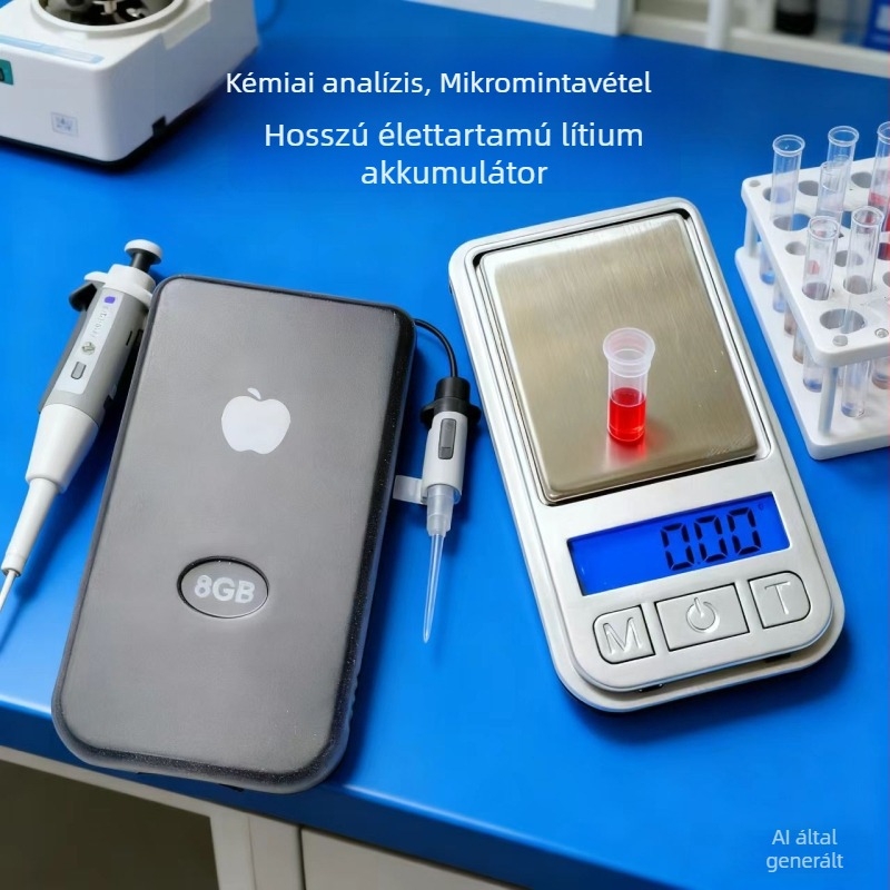 Alma alakú ékszermérleg, kompakt elektronikus mérleg, 0,01 g pontossággal, 200 g kapacitás