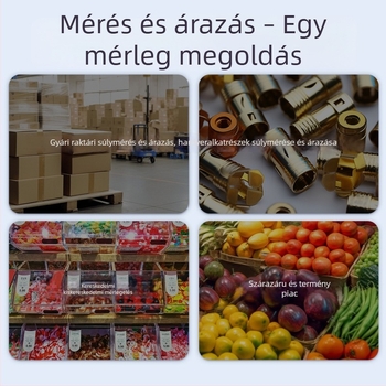 Best Heng kereskedelmi elektromos mérleg, összecsukható rozsdamentes acél mérőfelület, tartomány 60–300 kg, felbontás 50 g, tálca 30×40 cm