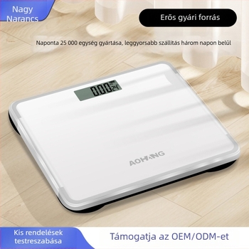 Személyre szabható digitális fürdőszobai mérleg ajándékokhoz, otthoni testtömeg-mérleg, 180 kg terhelhetőség, teljes színes nyomtatás