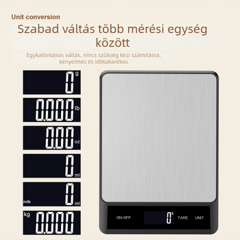 Konyhai elektronikus mérleg kereskedelmi használatra, 5 g–15 kg, modell K-26