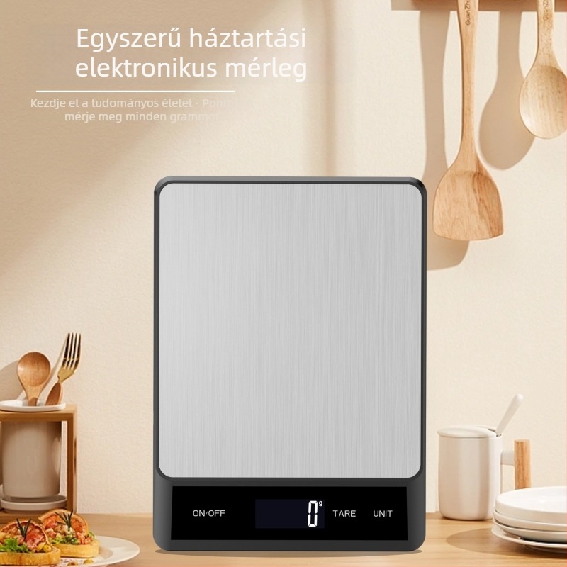 Konyhai elektronikus mérleg kereskedelmi használatra, 5 g–15 kg, modell K-26