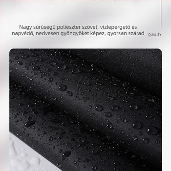 Hosszú nyelű, nagy méretű összecsukható napernyő egyedi logóval (reklámnapernyő)